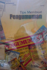 Image of TIPS MEMBUAT PENGUMUMAN